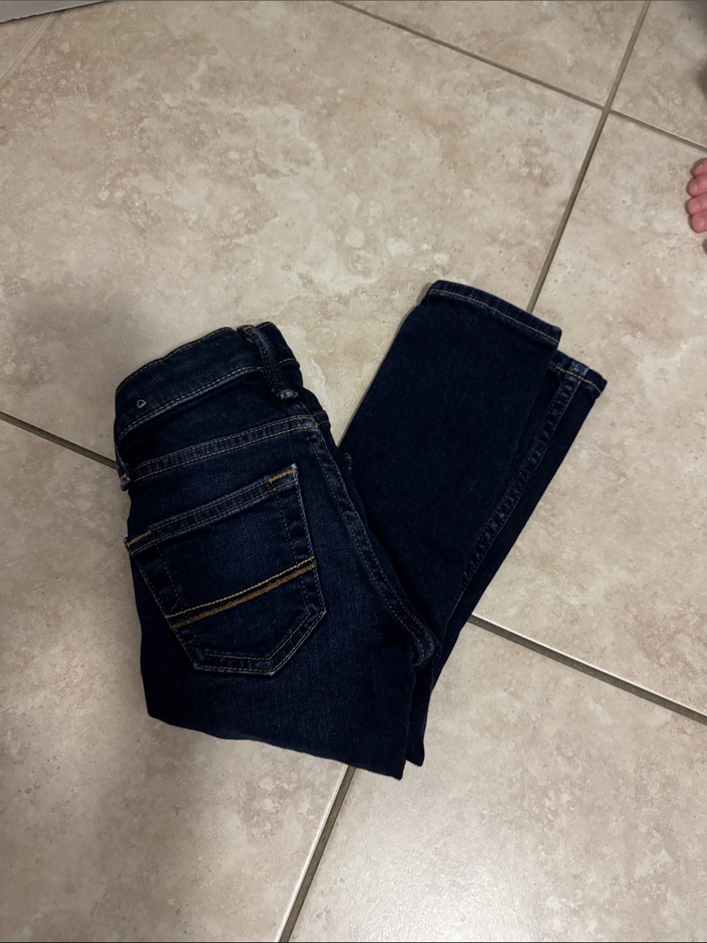 abercrombie kids Dark Blue Skinny Jeans